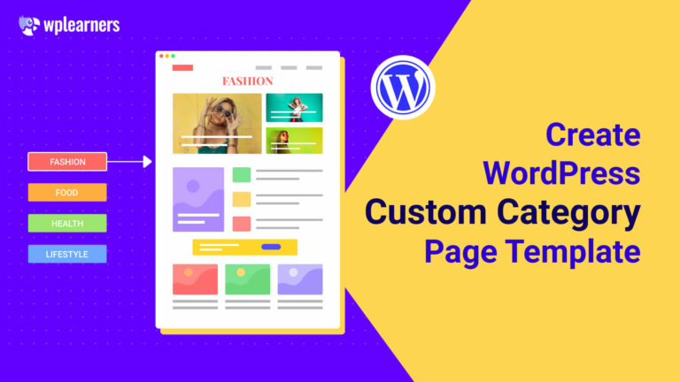 WordPress Custom Category Page Template