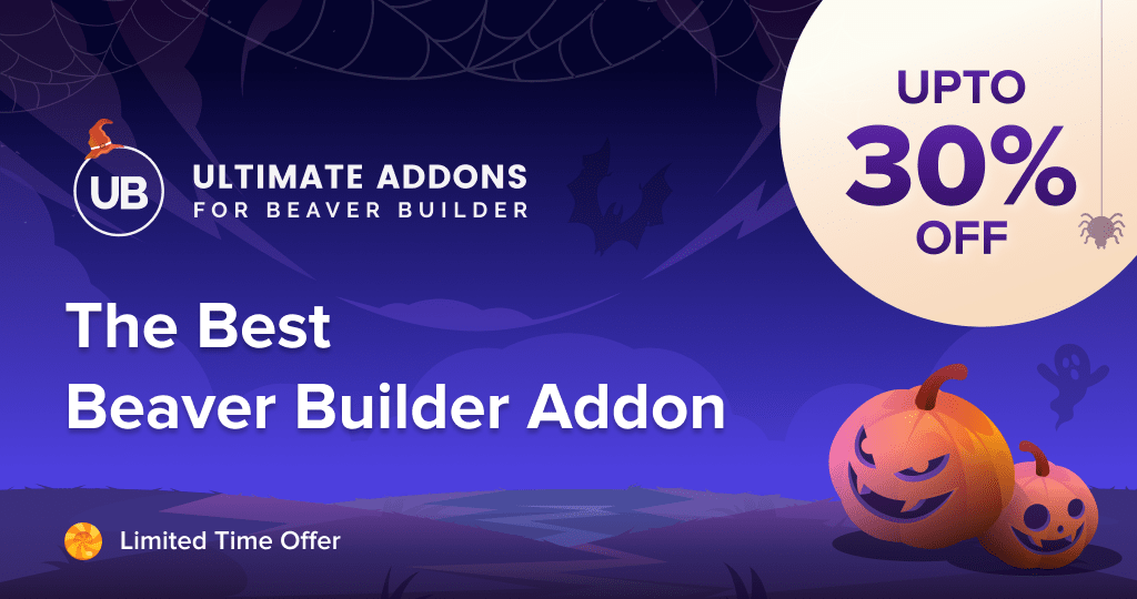 Ultimate Addons for Beaver Builder Halloween Design